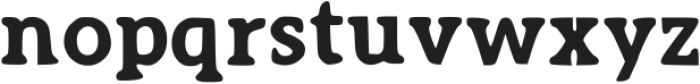 Raw Serif Bold otf (700) Font LOWERCASE