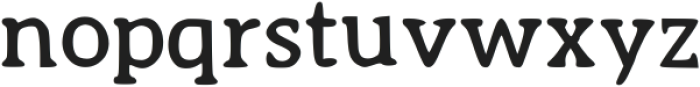 Raw Serif Regular otf (400) Font LOWERCASE