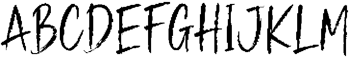 Rawlyn Brush Regular otf (400) Font UPPERCASE