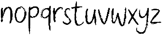 Rawlyn Brush Regular otf (400) Font LOWERCASE