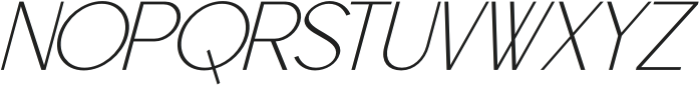 Raxogen Light Italic otf (300) Font UPPERCASE