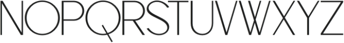 Raxogen Light otf (300) Font UPPERCASE