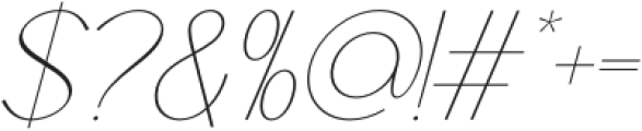 Raxogen Thin Italic otf (100) Font OTHER CHARS