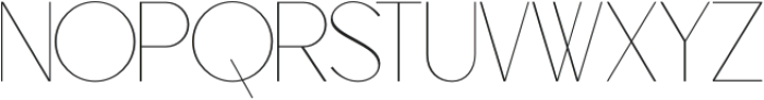 Raxogen Thin otf (100) Font UPPERCASE