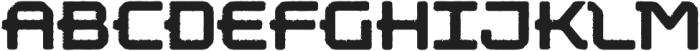 Raxus Rough 1 otf (400) Font UPPERCASE