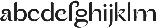 Raygun Regular ttf (400) Font LOWERCASE