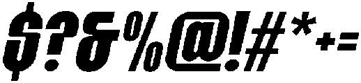 Rayllon Italic otf (400) Font OTHER CHARS