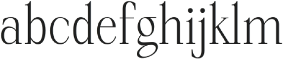 Raymond Khomers Regular otf (400) Font LOWERCASE