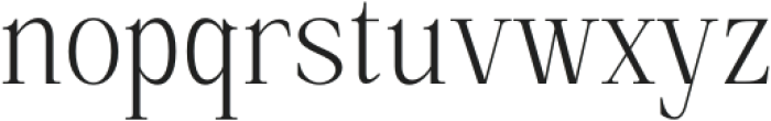 Raymond Khomers Regular otf (400) Font LOWERCASE