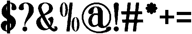 Raymond Regular otf (400) Font OTHER CHARS