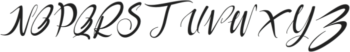 Rayya Italic otf (400) Font UPPERCASE