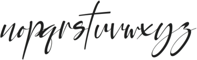 Rayya Italic otf (400) Font LOWERCASE