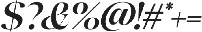 Razimie Daliye Italic otf (400) Font OTHER CHARS