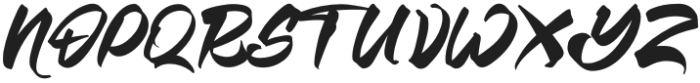 Razkes Brush Regular otf (400) Font UPPERCASE