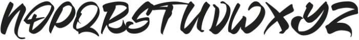 Razkes Brush Regular ttf (400) Font UPPERCASE