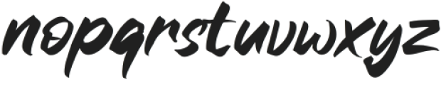 Razkes Brush Regular ttf (400) Font LOWERCASE