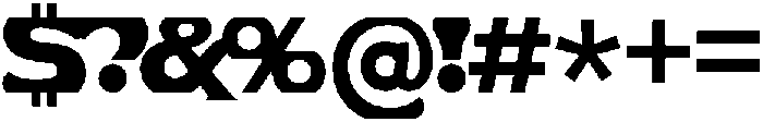 Razor Blade Regular otf (400) Font OTHER CHARS
