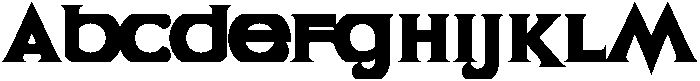 Razor Blade Regular otf (400) Font UPPERCASE