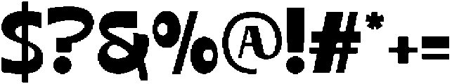 Razor Block Regular otf (400) Font OTHER CHARS