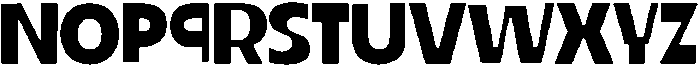 Razor Block Regular otf (400) Font LOWERCASE
