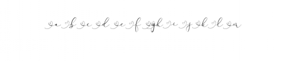 Rachela Script Alternative 4.ttf Font LOWERCASE