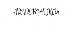 Raelynn Regular.ttf Font UPPERCASE