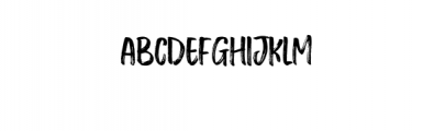 RagtimeMarker-Regular.otf Font UPPERCASE