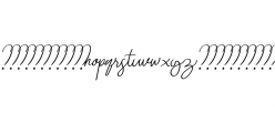 Raliangi Font Font LOWERCASE