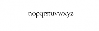 Rannisa Plain Font LOWERCASE