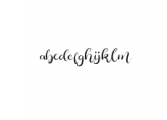 Rapsodie - Multilingual Script With English and Russian Letters Font LOWERCASE