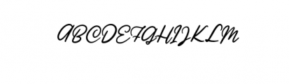 Ratilla Script.otf Font UPPERCASE