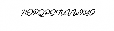 Ratilla Script.otf Font UPPERCASE