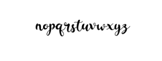 rashida script Font LOWERCASE