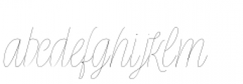 Rachele Extrathin Condensed Font LOWERCASE