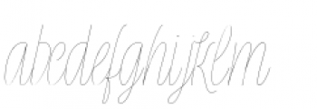 Rachele Extrathin Ultra Condensed Font LOWERCASE