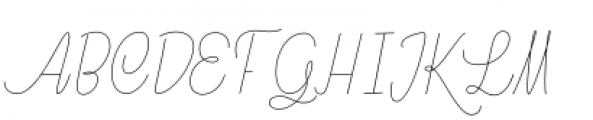Rachele Light Ultra Condensed Font UPPERCASE