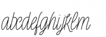 Rachele Medium Condensed Font LOWERCASE