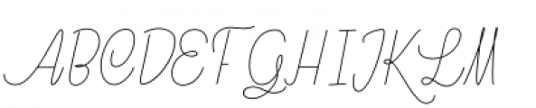 Rachele Regular Ultra Condensed Font UPPERCASE
