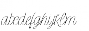 Rachele Ribbon Semi Font LOWERCASE