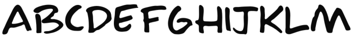 Radical Fortune Regular Font UPPERCASE