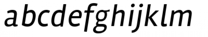 Rambla Regular Oblicua Font LOWERCASE