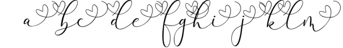 Rachela Lovely Calligraphy Font 2 Font LOWERCASE