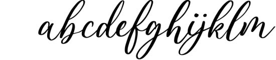 Rachela Script Font LOWERCASE