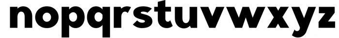 Radian | A Geometric Sans Serif Typeface 10 Font LOWERCASE