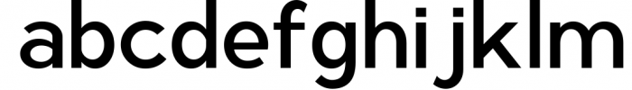 Radian | A Geometric Sans Serif Typeface 11 Font LOWERCASE