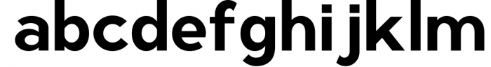 Radian | A Geometric Sans Serif Typeface 14 Font LOWERCASE