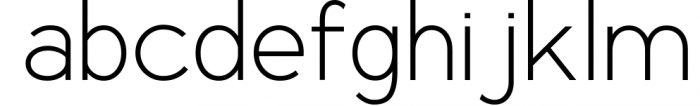 Radian | A Geometric Sans Serif Typeface 2 Font LOWERCASE