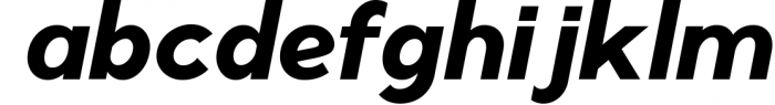 Radian | A Geometric Sans Serif Typeface 5 Font LOWERCASE