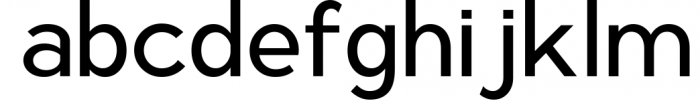 Radian | A Geometric Sans Serif Typeface 6 Font LOWERCASE