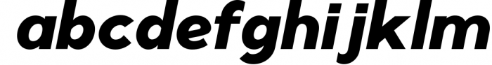 Radian | A Geometric Sans Serif Typeface 7 Font LOWERCASE